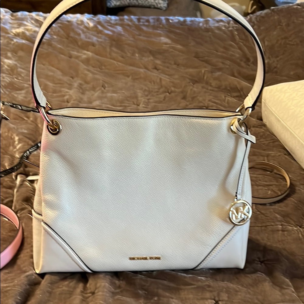 Michael Kors Cream Shoulder Bag